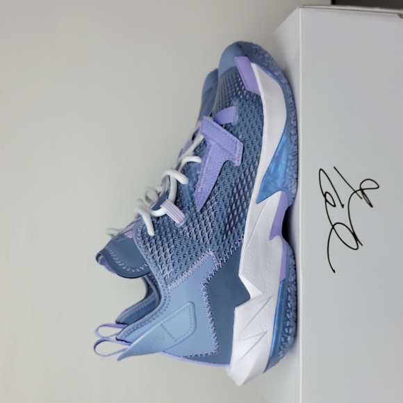 Air Jordan Why Not Zero.4 Indigo Fog Purple Pulse Shoes Men's Size 9.5 - Picture 3 of 7